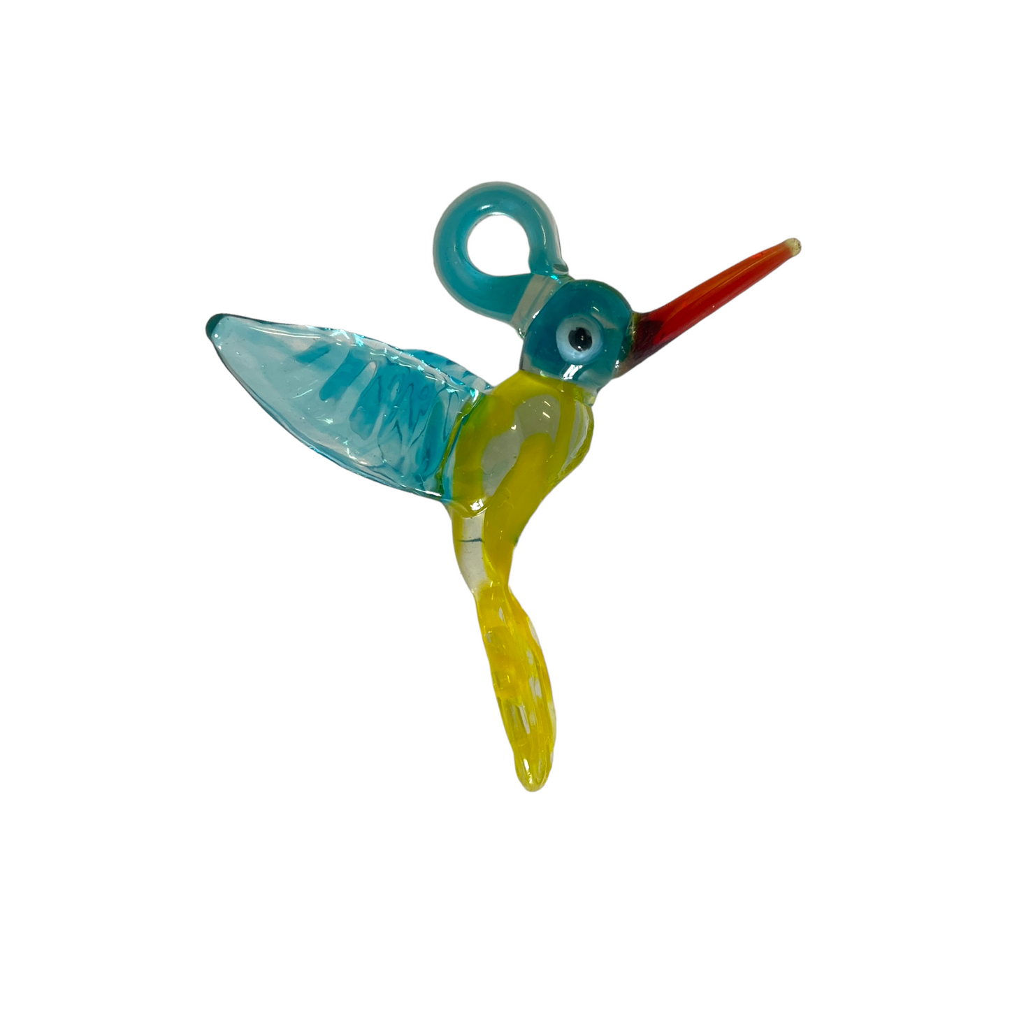 Hummingbird Blown Glass Ornaments