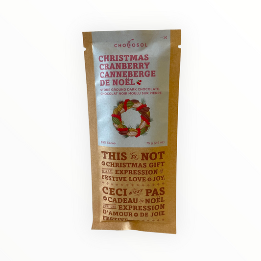 Chocosol Christmas Cranberry 75g