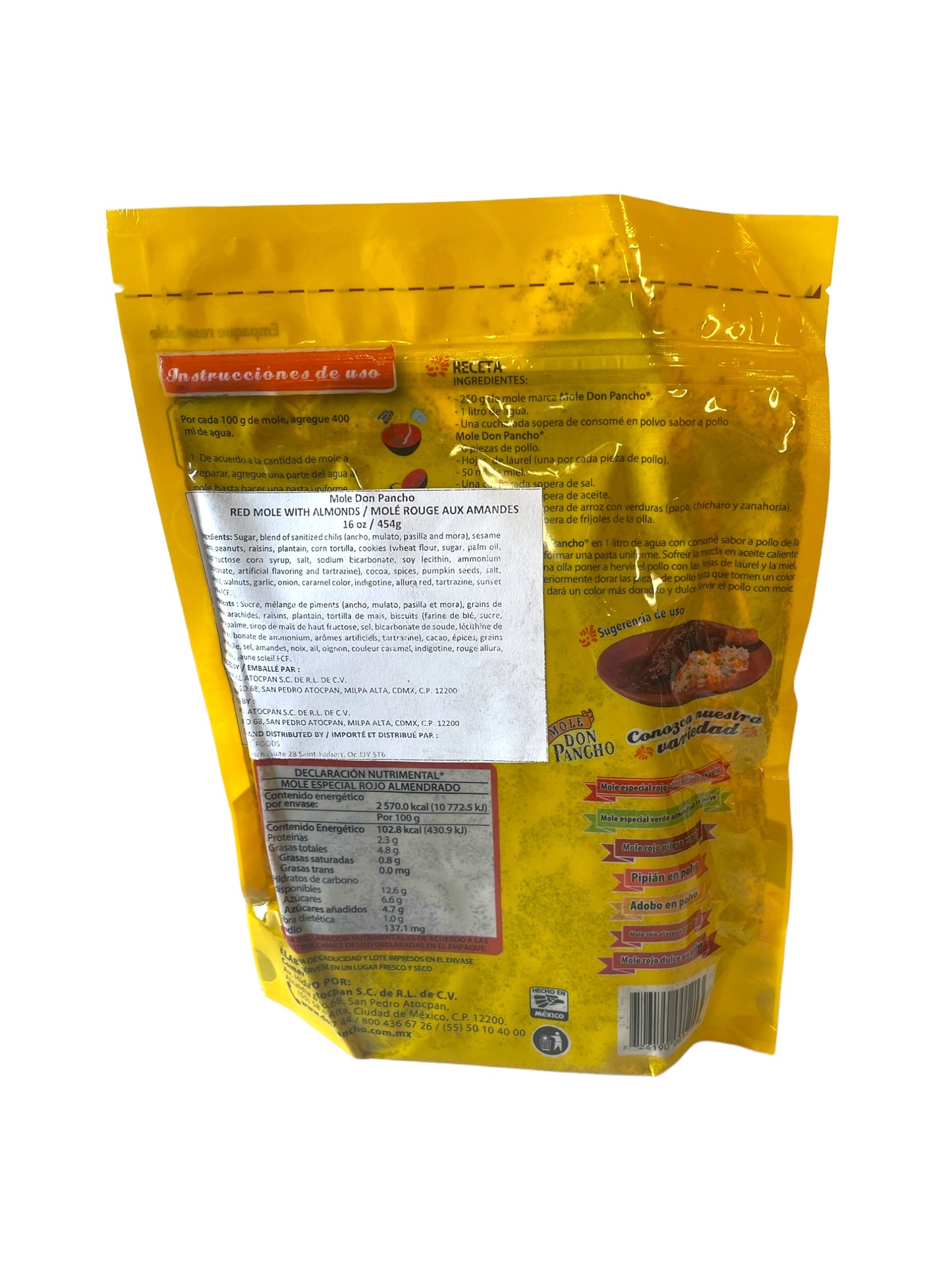 Mole rojo Don Pancho 500g