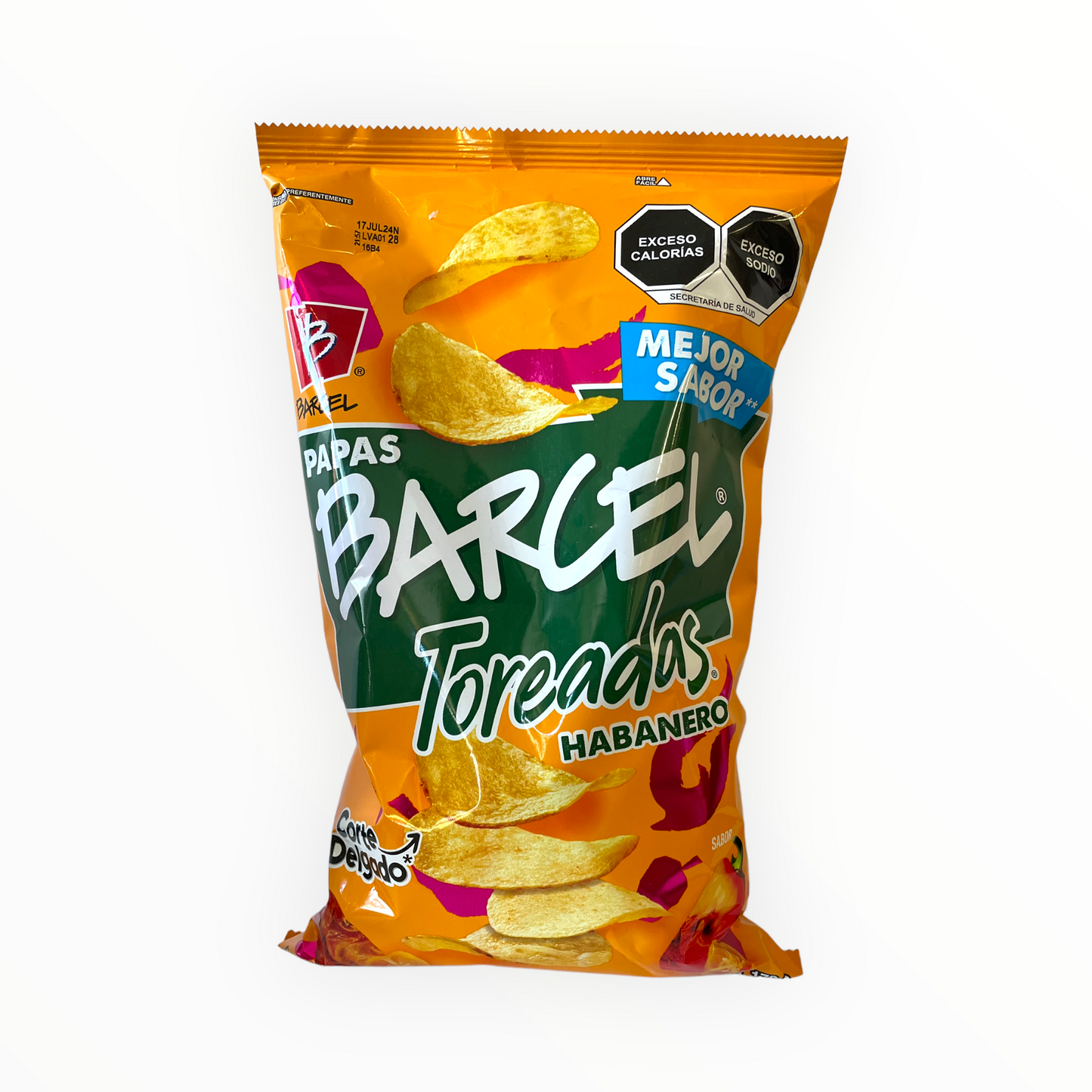 Papas Toreadas Habanero Barcel 170g