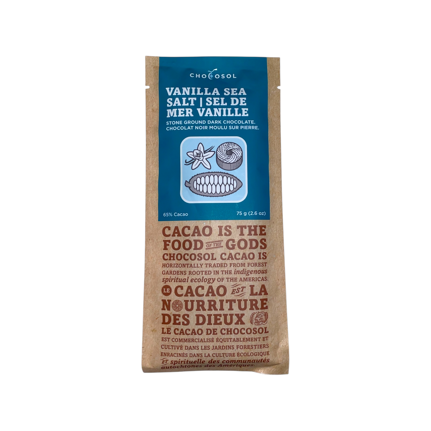 Chocosol Vanilla Sea Salt 75g