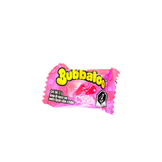 Bubbaloo Tutti-Fruti Gum 5.1g