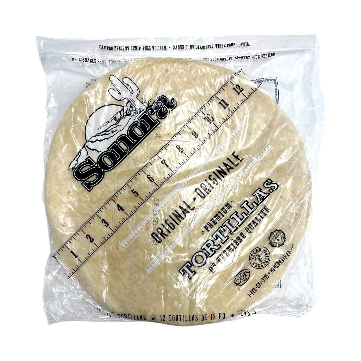 Flour tortillas Sonora 12” 1248g