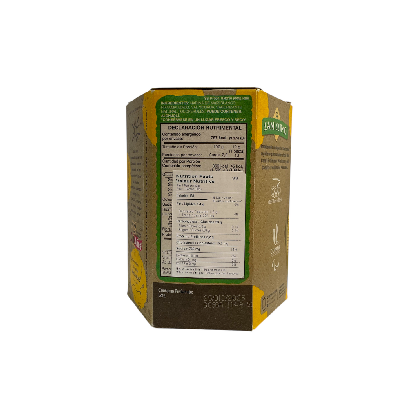 Tostadas Clásicas Horneadas Sanissimo 216 g