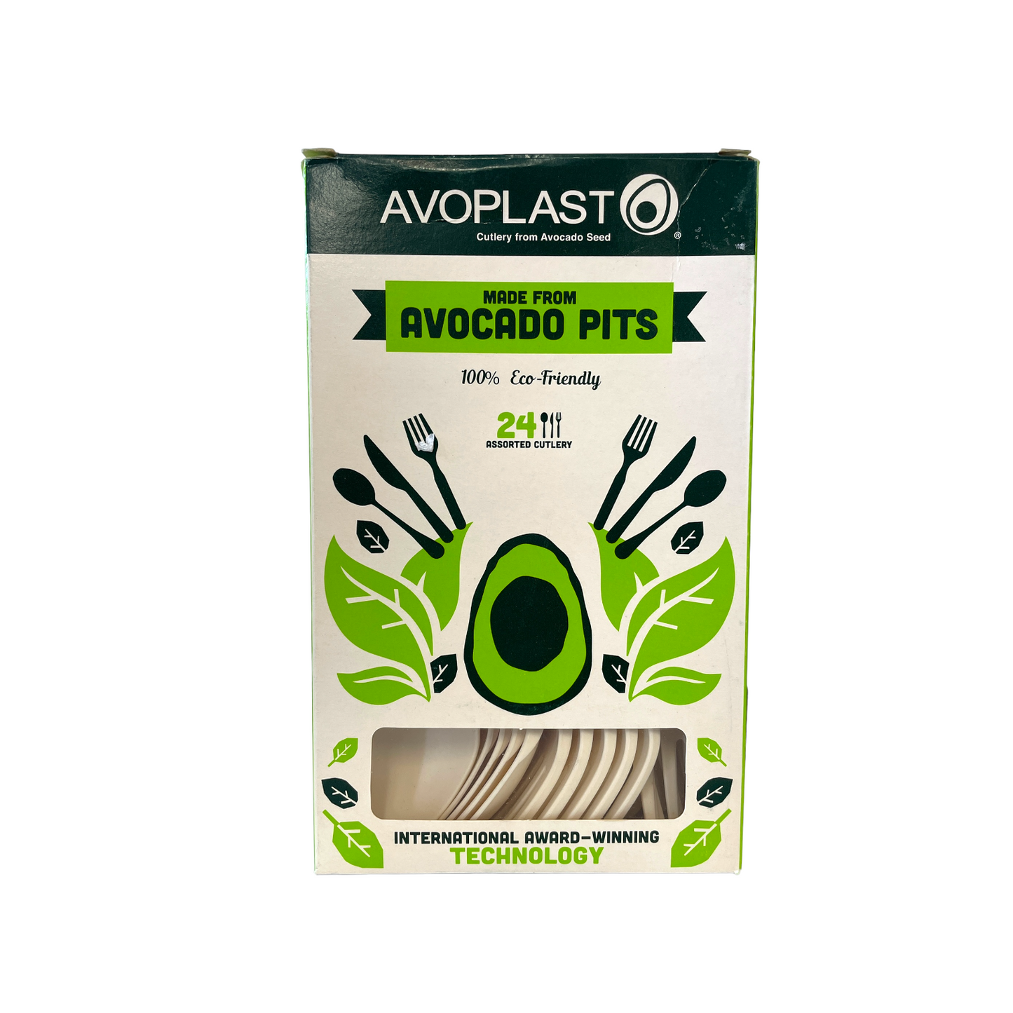 Avocado seed Cutlery mix 24pk