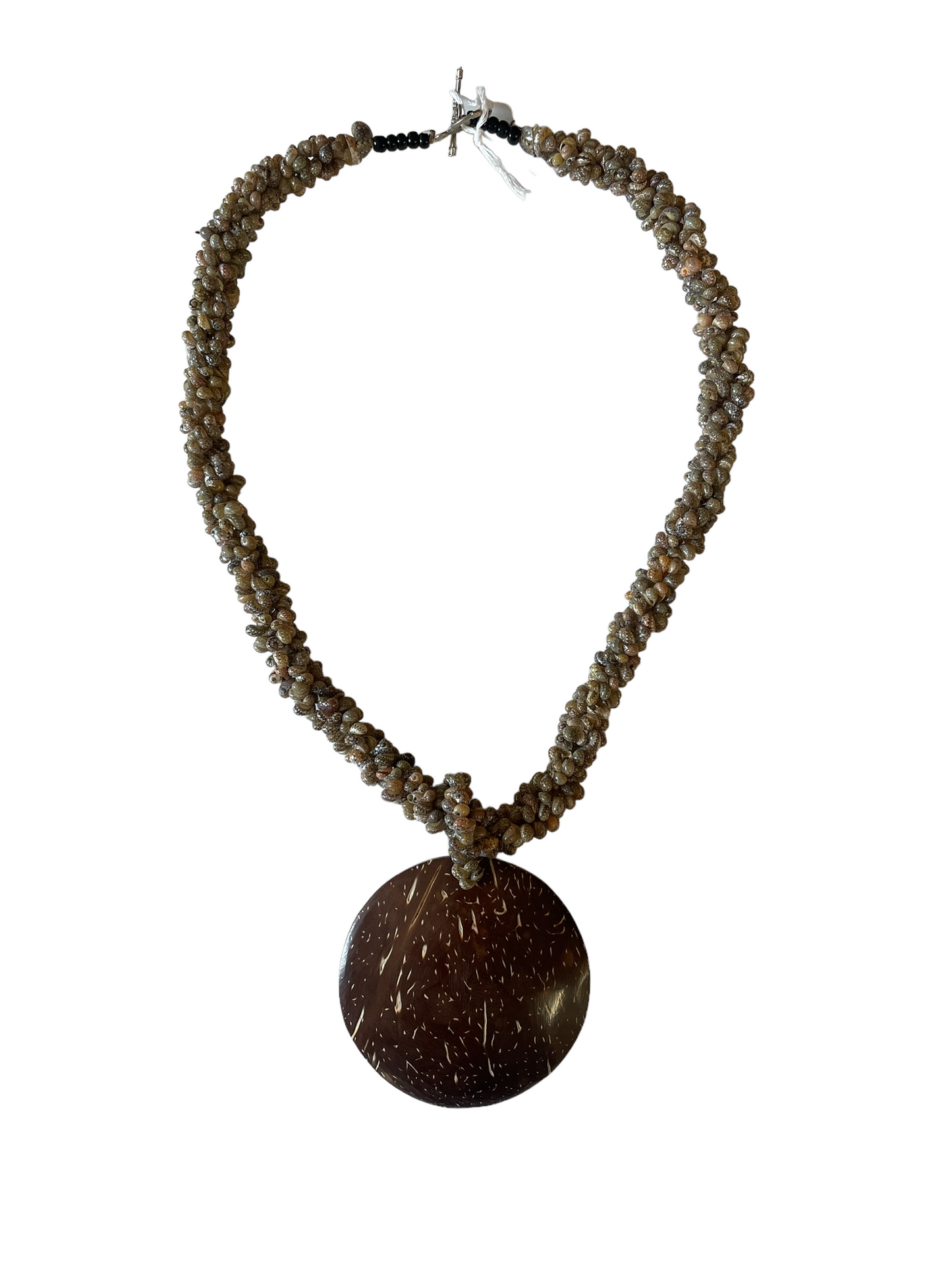 Snail & Coconut Shell Necklace