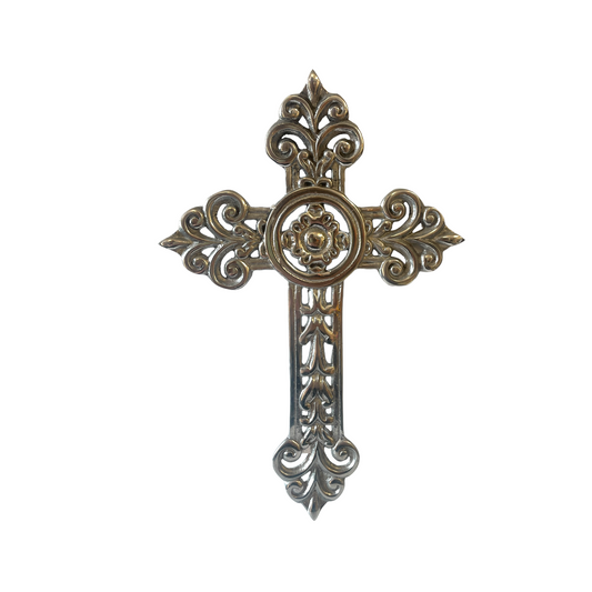 Cross Pewter Large