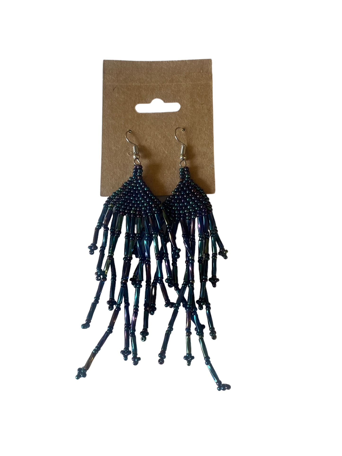 Beaded Long Earrings