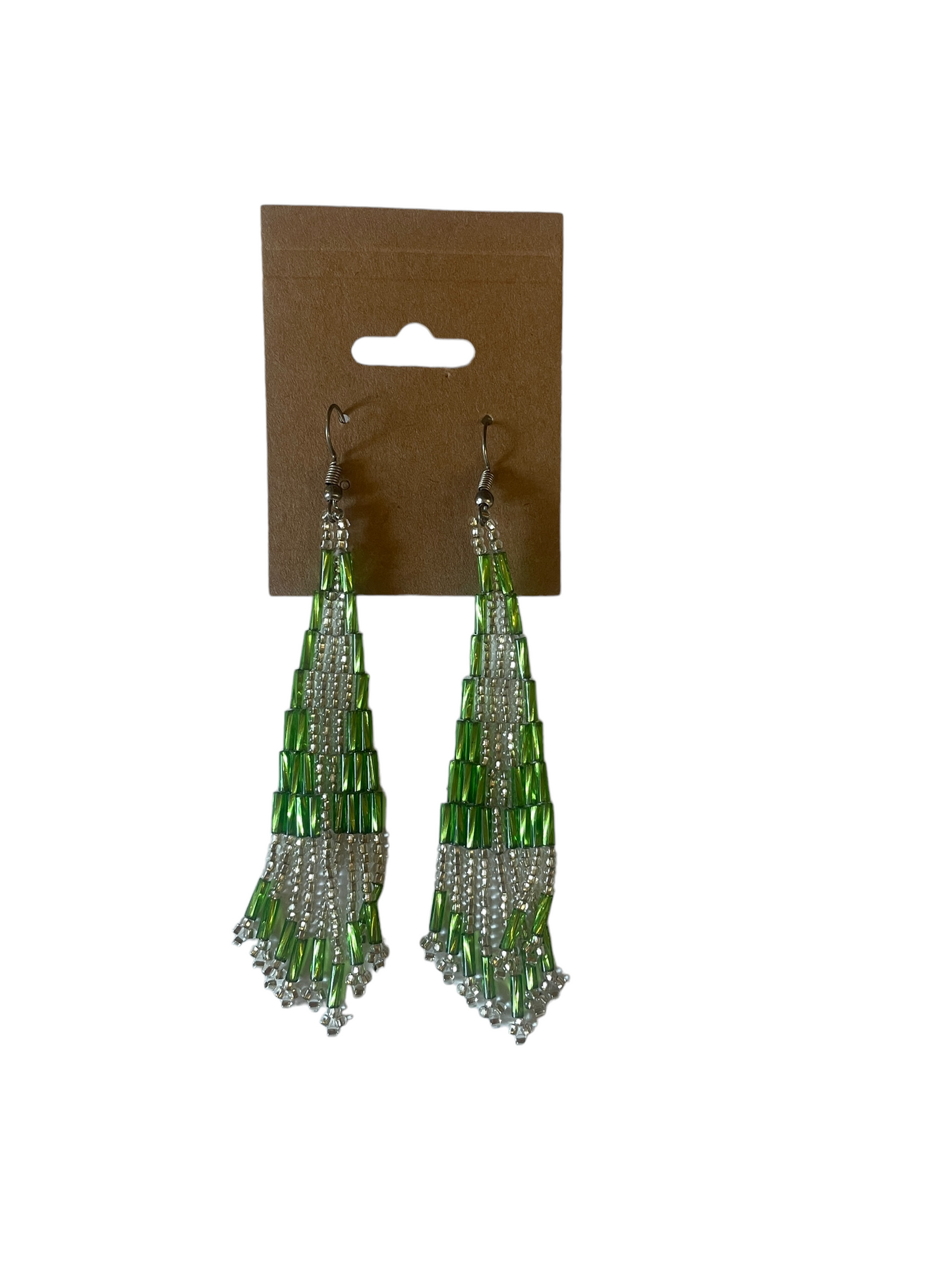 Beaded Long Earrings