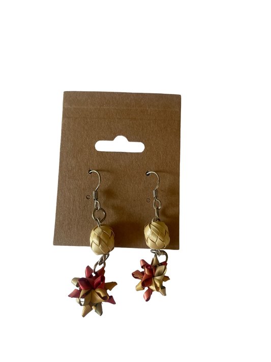 Palm Leaf Earrings